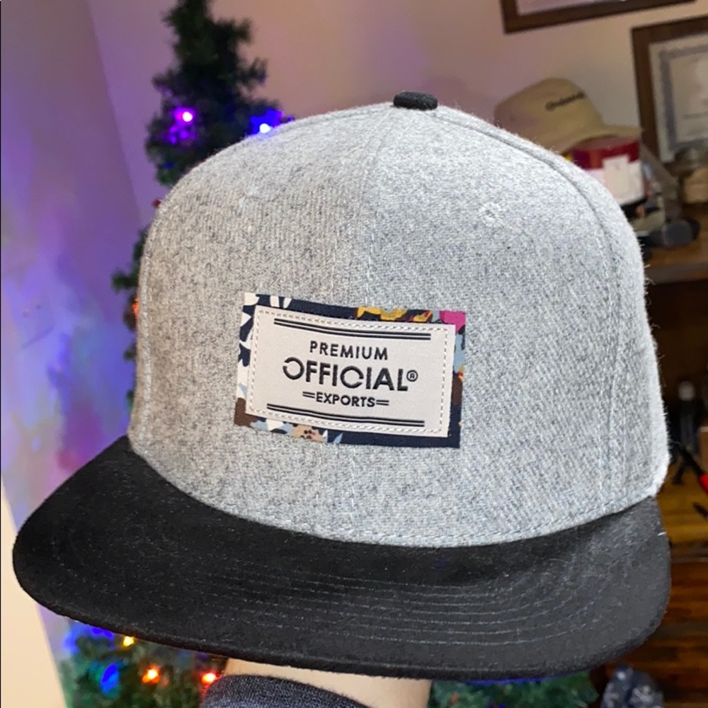 SnapBack hat.